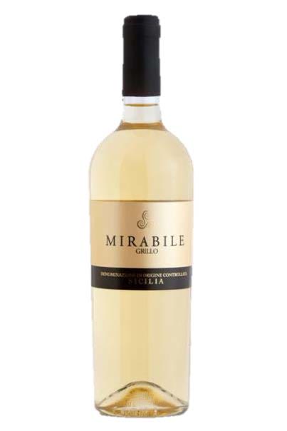 La bottiglia di Grillo Miràbile